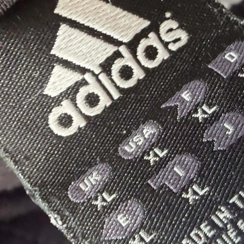 Adidas Striped Track Pants Men's XL Black White Athletic Y2K